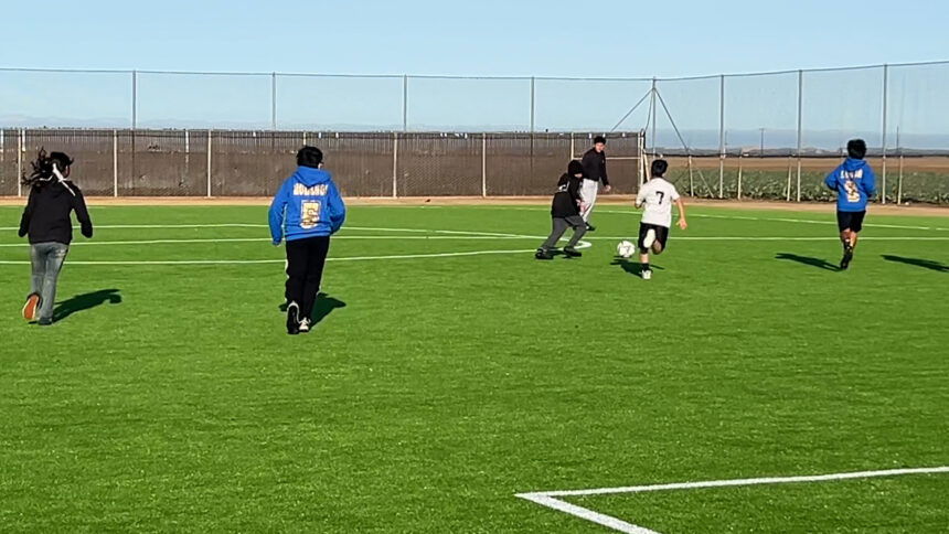 Kids are finally playing on new turf and playgrounds in Santa Maria