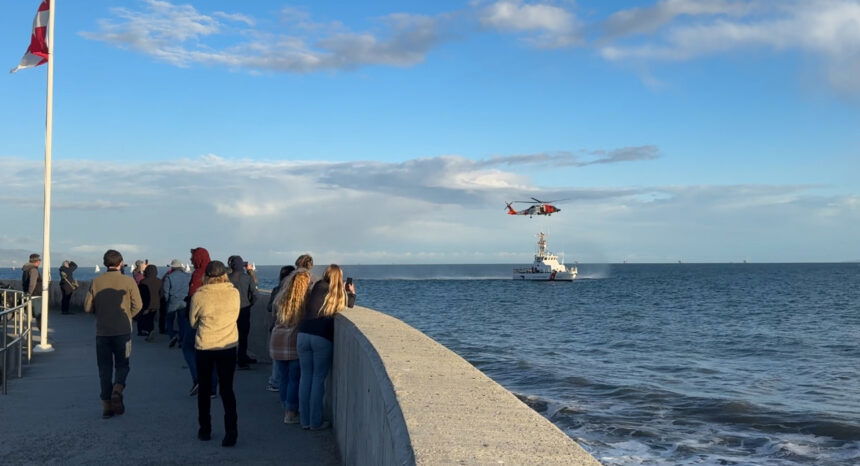 Coast Guard conducts rescue drills near Santa Barbara Harbor Thursday night