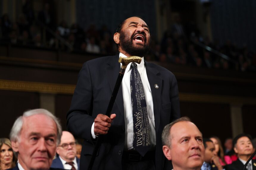 10 Democrats join with Republicans to censure Rep. Al Green for Trump speech protest