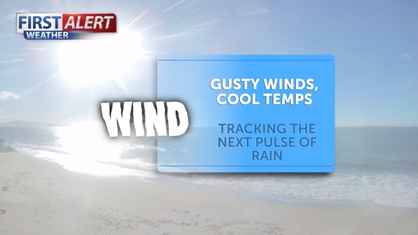 A cool and brisk weather pattern to start the work week