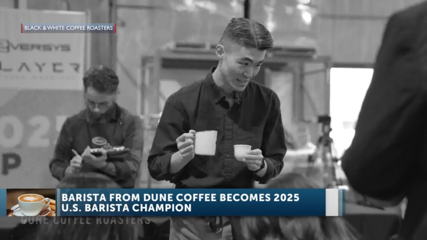 Barista from Dune Coffee Roasters named 2025 US Barista Champion