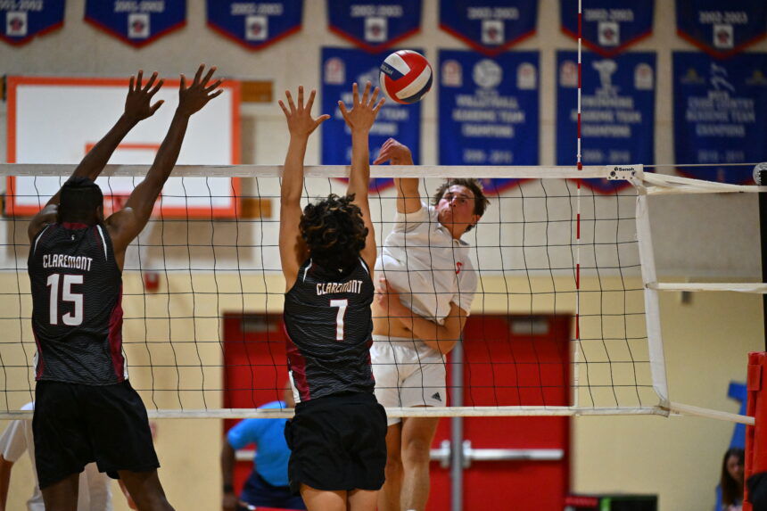 San Marcos sweeps Claremont in first round boys volleyball playoff game