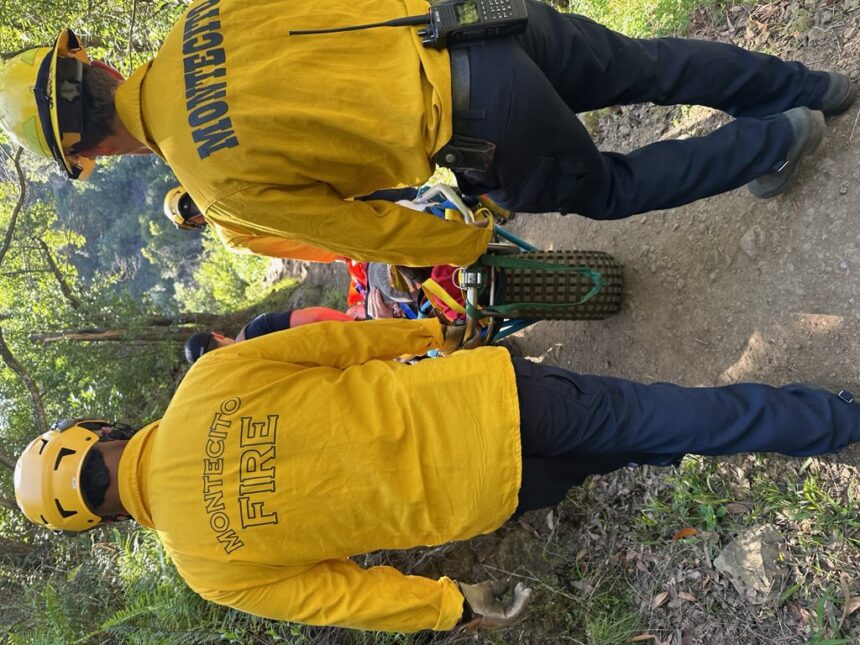 Hiker with injured knee on Cold Springs Trail rescued by firefighters Monday afternoon