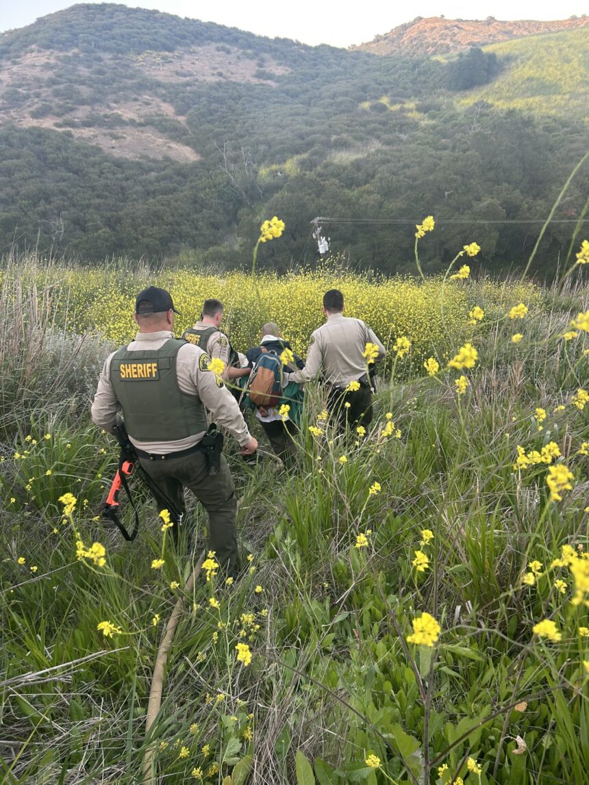 suspect arrest in El Capitan Vegetation Fire