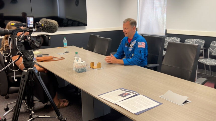 Col. Nick Hague, First Space Force Guardian in Space, Speaks at Vandenberg