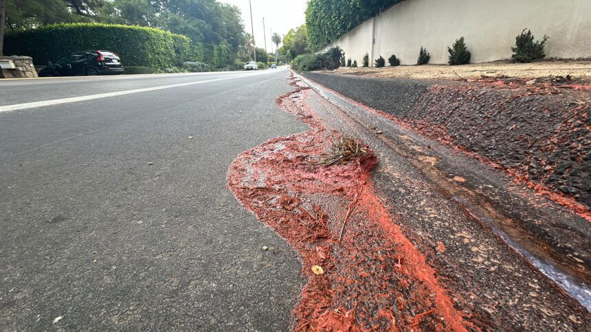 Adhesive Spill Leaves Behind Sticky Mess in Montecito