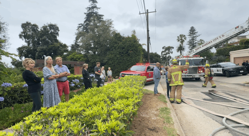Fire Erupts at Lower Riviera Apartment Complex in Santa Barbara