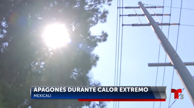 Soportan calor extremo sin energía eléctrica por apagones