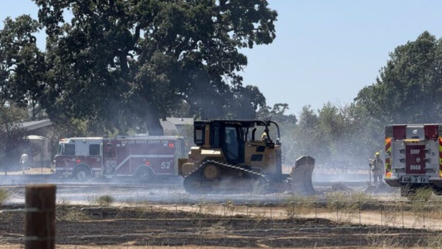 Vegetation fire in Paso Robles
