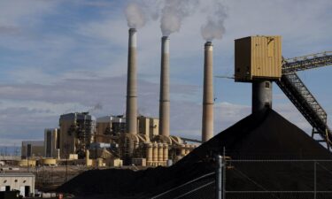 Fumes rise from the coal-fired Hunter Power Plant in Castle Dale