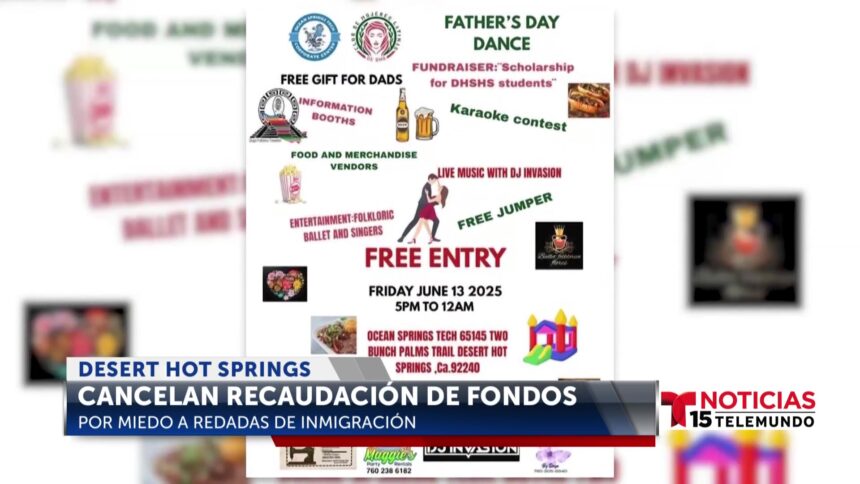 Baile en Desert Hot Springs cancelado por temor a las redadas migratorias