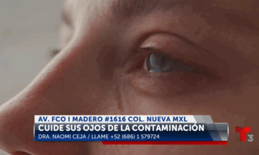 Es momento de cuidar sus Ojos de la Contaminación