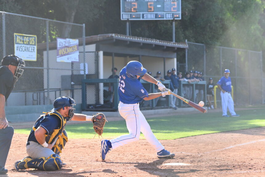 Esquer goes deep to help Foresters win season series against Blues