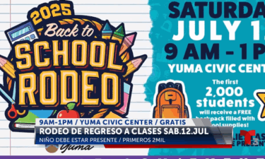 “Rodeo de Regreso a Clases” este Sábado 12 de Julio en Yuma Civic Center