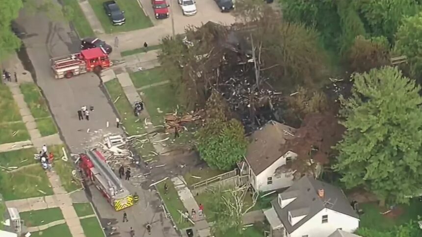 Woman killed, man injured after house explodes on Detroit’s east side