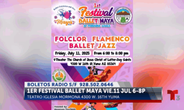 Primer Festival de Ballet Maya en Yuma este 11 de Julio