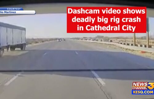 Coroner IDs people killed in Cathedral City I-10 big rig crash