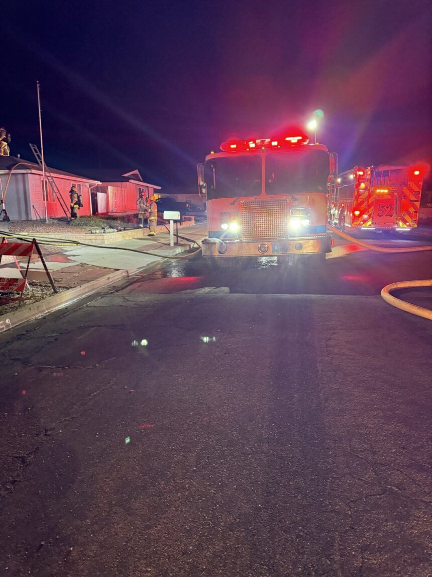 Structure Fire knocked down in Vandenberg Village
