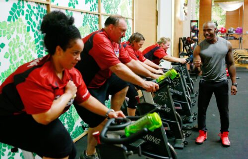 Contestants exercised for hours a day.