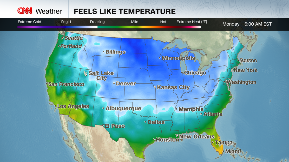 Parts of the northern Plains and the Upper Midwest will be first in line for plummeting temperatures starting November 8.